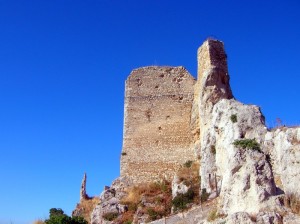 Pietraperzia il Castello Barresi, il Torrione