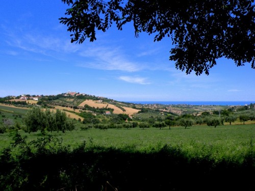 Montone - Montone e uno spicchio di Adriatico Montone - Montone e uno spicchio di Adriatico