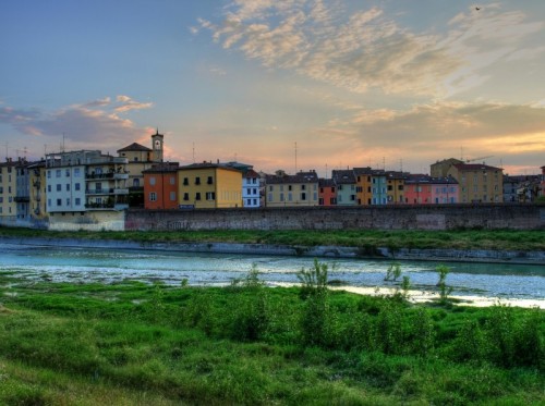 Parma - tramonto su parma Parma - tramonto su parma