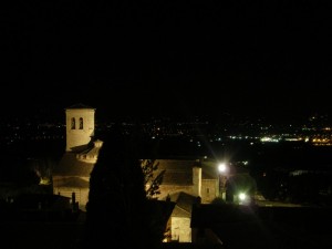 Assisi di sera…