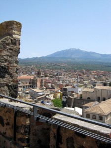 Adrano vista dal castello