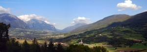 Vista della valle giudicarie da Favrio