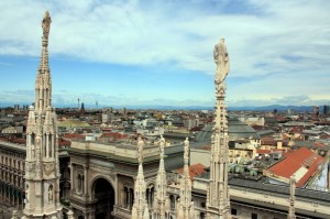 Panorama di Milano - Vista dal Duomo