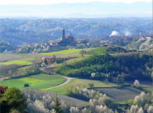 Il comune di Piovà Massaia visto da Cocconato