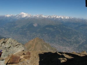 Aosta vista dall’ Emilius