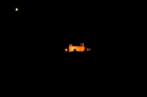 La Luna ed il  Castello della Rancia ” Night “
