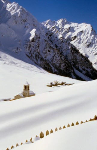 Sondalo - Paesaggio invernale in Val di Rezzalo