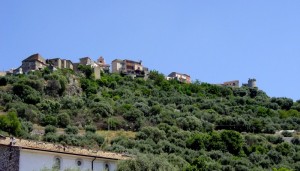 Panorama di Suio alta, frazione di Castelforte