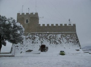 Il castello imbiancato