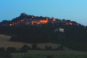 bertinoro di sera