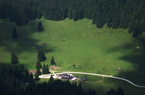 Malga Pusterle - Vista dal Forte Verena