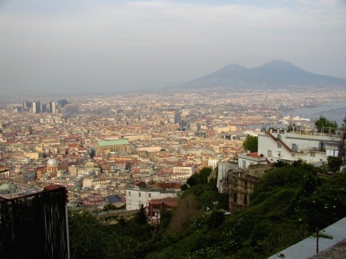 Napoli - Napoli e il Vesuvio