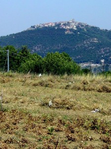 Alla sommità del monte