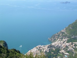 Veduta di Positano dal Sentiero degli Dei di S.Maria del Castello