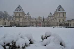 castello del valentino sotto la neve