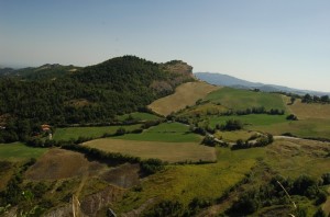 Dalla piazza d’armi della rocca di San Leo