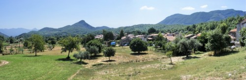 Roccaromana - Statigliano il panorama