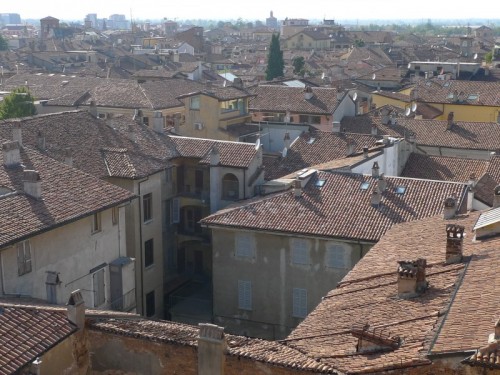 Piacenza - Piacenza dall'alto, lato sud-ovest