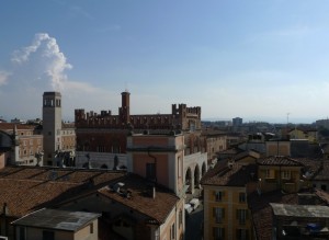 Piacenza dall’alto, lato sud