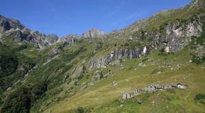 Villaggio dei pastori dell’alpe Granus in Valle di Otro