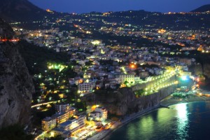 E’ notte a Meta di Sorrento