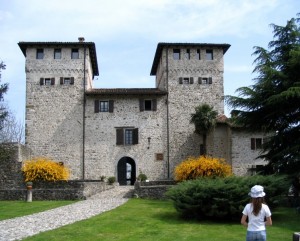 Entrando al castello