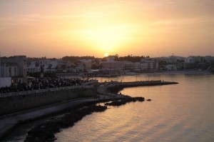 il tramonto piu orientale d’Italia