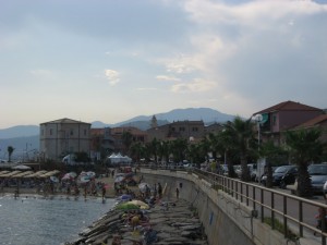 che calura a Santo Stefano al Mare!