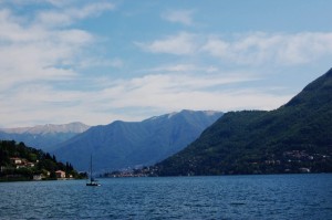 Vista sul lago di Como