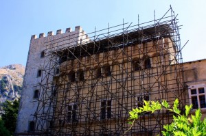 work in progress castle d’Ayala-Valva