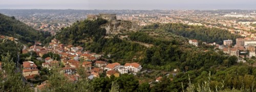 Massa - panorama con castello Massa - panorama con castello