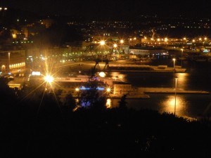 Il porto di notte
