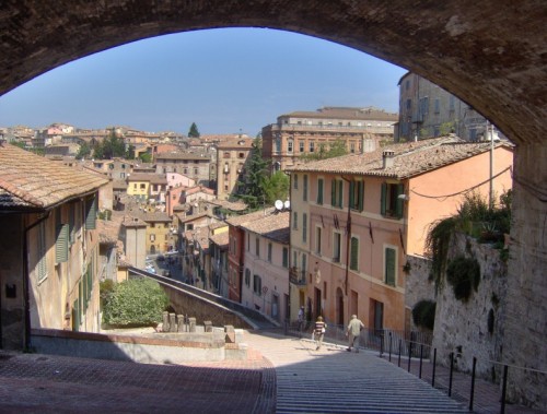 Perugia - Scalette dell'Acquedotto - Via Appia