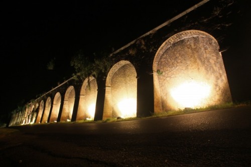 Vetralla - Le mura di notte