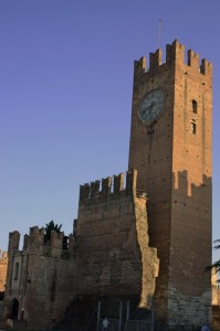 Villafranca di Verona: particolare del Castello Scaligero