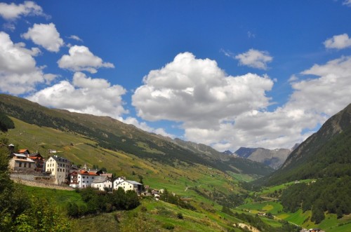 Malles Venosta - Panorama della Val Mazia