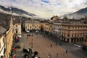 Aosta centro-piazza Chanoux
