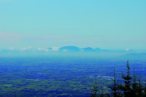Vista dei Colli Euganei da Monte Corno, 1250 s.l.m.