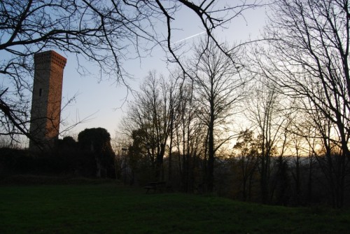 Arquata Scrivia - La Torre d' autunno