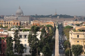 tetti e cupole di Roma visti dal Pincio, 25set2009, (1)