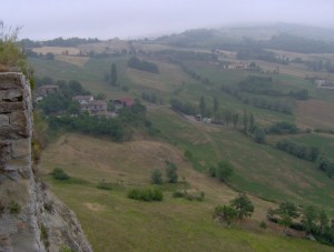 Panorama visto dalla Rocca di San Leo