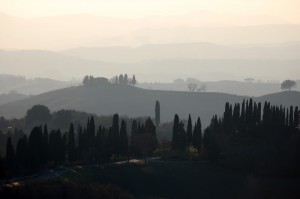 Panorama Sulle Crete Verso Torrenieri
