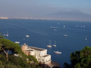 Napoli - Il Vesuvio da Posillipo