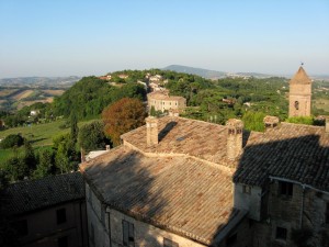 Offagna - panorama dalla Rocca