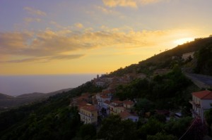 La luce accarezza il paese