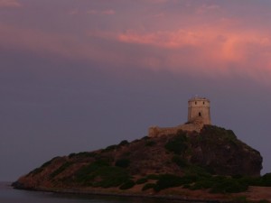 torre al tramonto