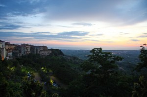 Tramonto su Castagneto Carducci