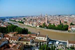 Verona vista dal castello