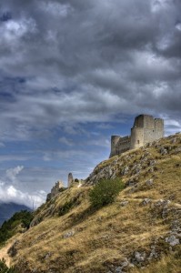 Rocca Calascio prima del temporale