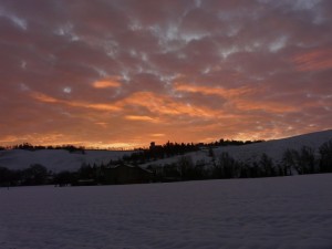 Tramonto invernale